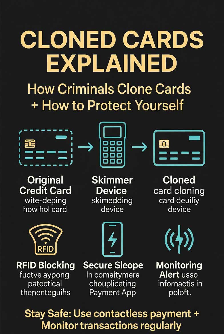 Card Cloning, Cloned Credit Cards